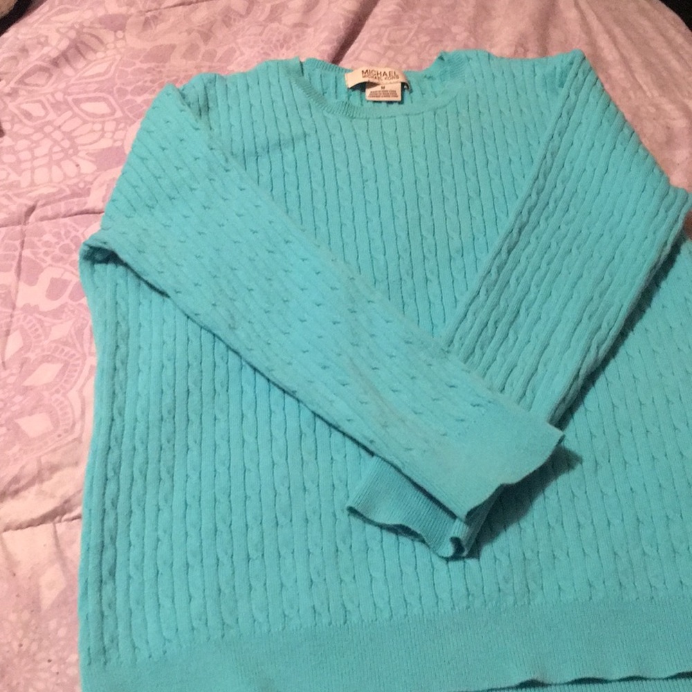 Turquoise Micheal Kors sweater